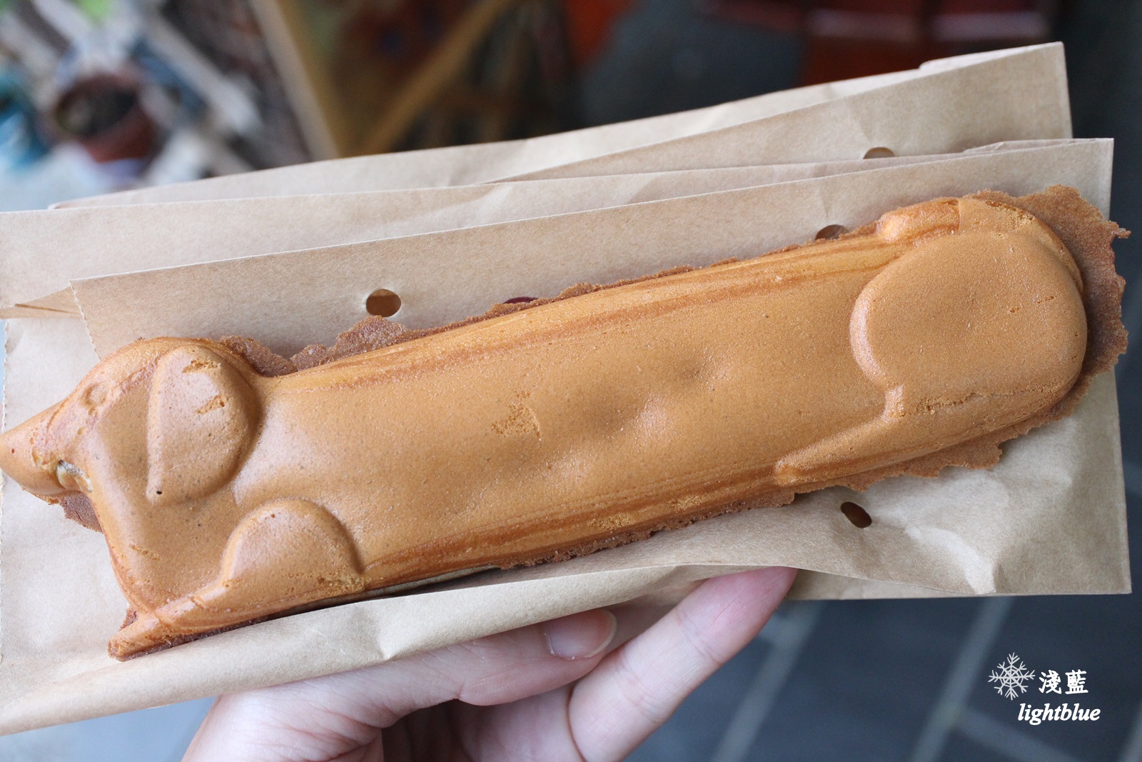 嘉義美食：淺藍 × 犬行燒～可愛又好吃的散步甜食
