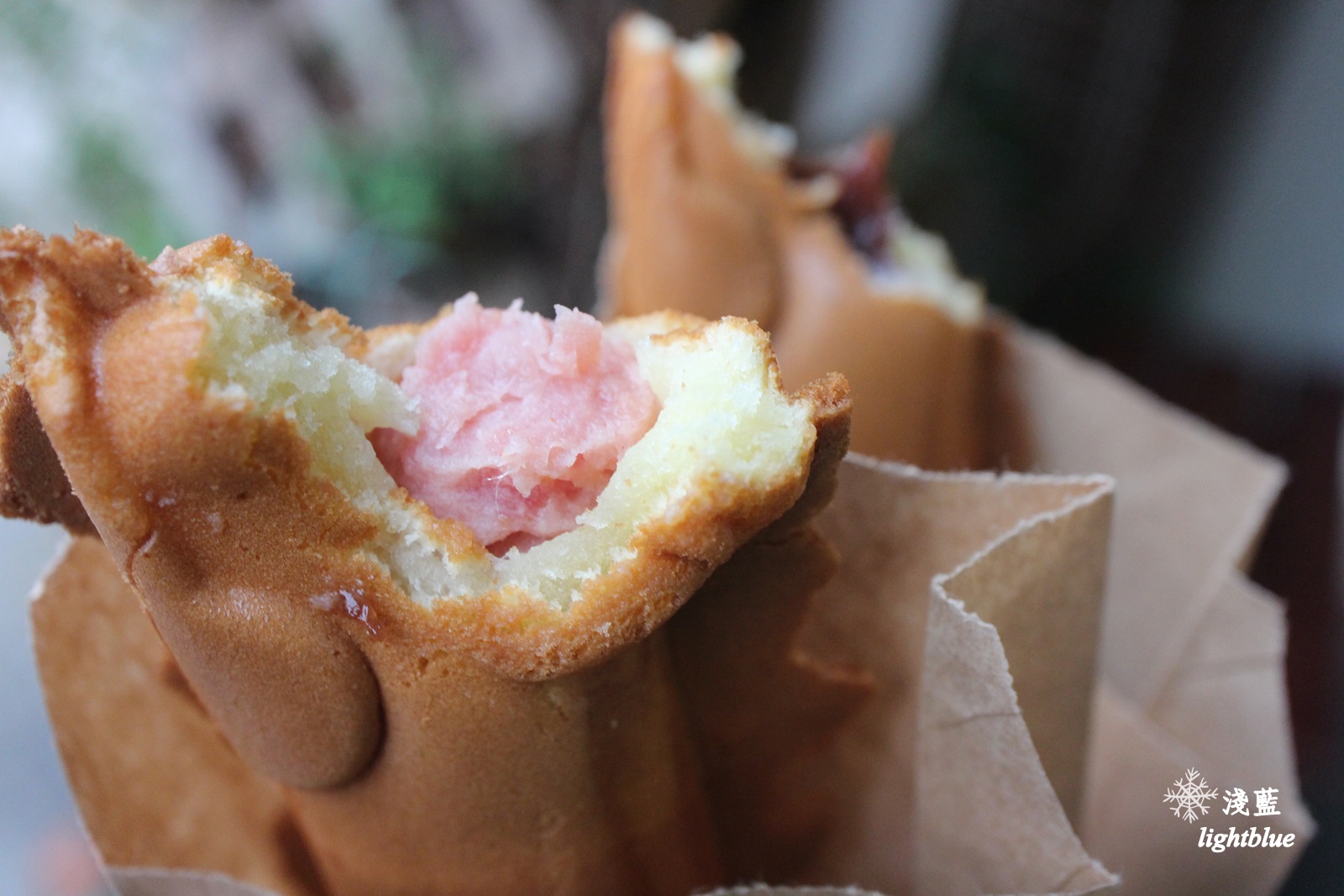 嘉義美食：淺藍 × 犬行燒～可愛又好吃的散步甜食