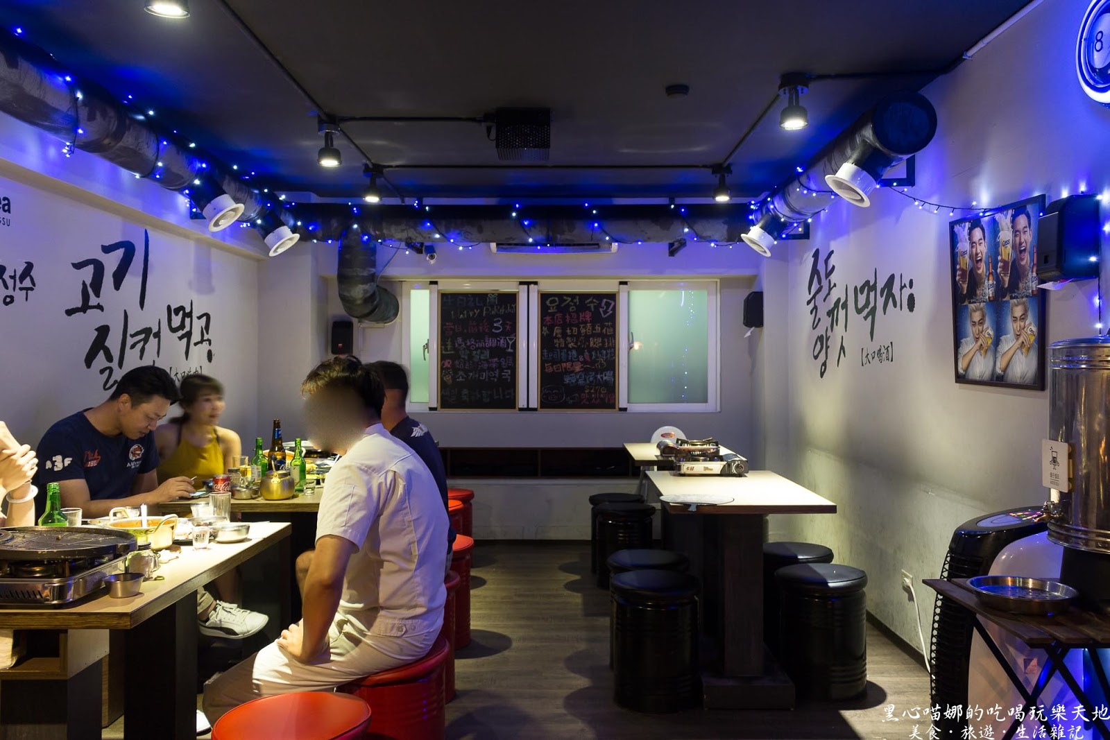 高雄前鎮︱油蔥酥韓國烤肉村　大口喝酒、大口吃肉！！專人烤肉不忙亂❤吃烤肉也能學韓語喲！！요정수 구이마을