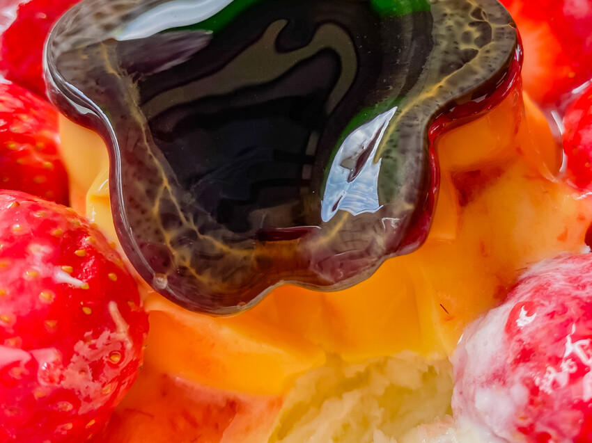 高雄冰品 – 芒果好忙 x 布丁草莓雪花冰上市