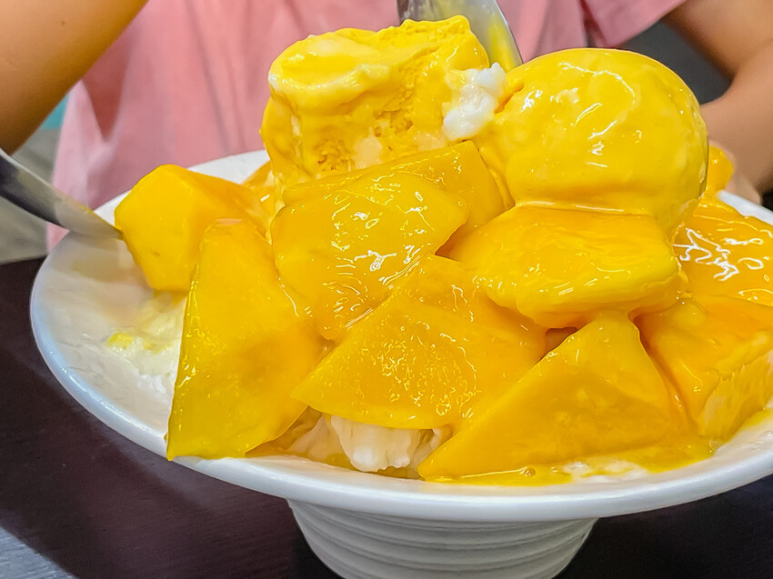 高雄冰品 – 芒果好忙 x 布丁草莓雪花冰上市