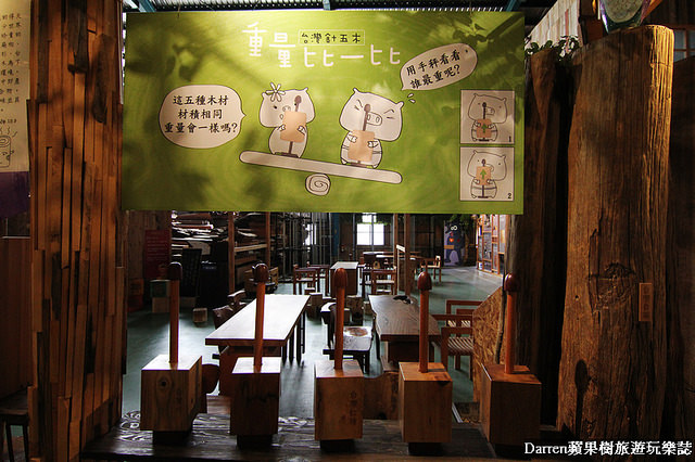 『嘉義景點』愛木村休閒觀光工廠★木頭主題遊戲區木工親子DIY體驗/阿里山千歲檜木爺祈願金促咪