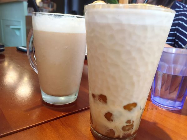 福森咖啡 黑糖芋圓鮮奶茶