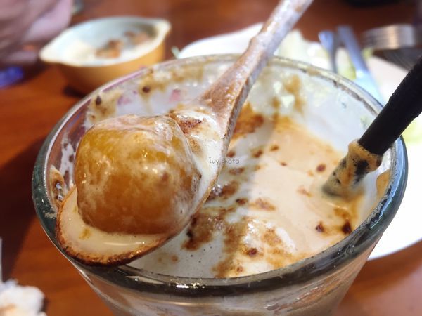 福森咖啡 黑糖芋圓鮮奶茶