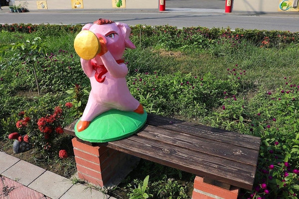 嘉興社區農塘小豬公園：【雲林景點】大埤嘉興社區農塘小豬公園~沉靜在浪漫幸福的國度的白天鵝