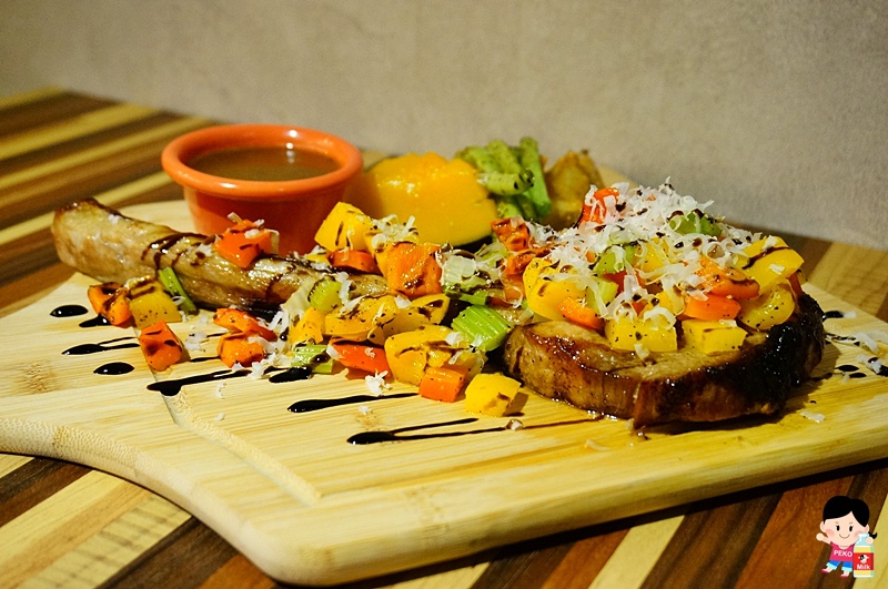 中和美食.方塊Pasta&Coffee.戰斧豬排.方塊菜單.中和環球購物中心.千層麵.不限時.