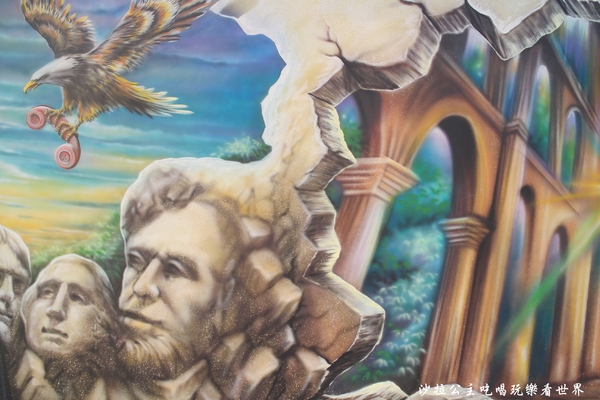 3D圖龍彩繪：台北景點中華電信彩繪牆『3D圖龍彩繪』近中正紀念堂