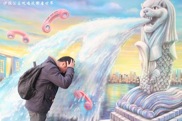 3D圖龍彩繪：台北景點中華電信彩繪牆『3D圖龍彩繪』近中正紀念堂