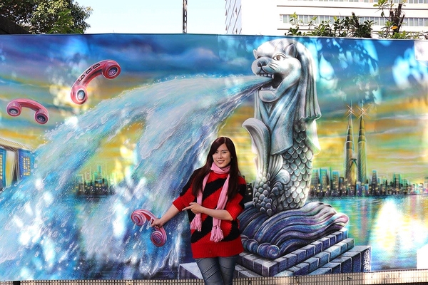 3D圖龍彩繪:【台北景點】中華電信3D圖龍彩繪牆~自由發揮創意跟彩繪圖互動,環遊世界是如此的輕輕鬆鬆,不再是遙不可及的夢想唷