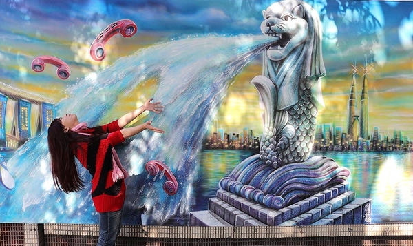 3D圖龍彩繪:【台北景點】中華電信3D圖龍彩繪牆~自由發揮創意跟彩繪圖互動,環遊世界是如此的輕輕鬆鬆,不再是遙不可及的夢想唷