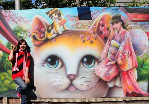 3D圖龍彩繪:【台北景點】中華電信3D圖龍彩繪牆~自由發揮創意跟彩繪圖互動,環遊世界是如此的輕輕鬆鬆,不再是遙不可及的夢想唷