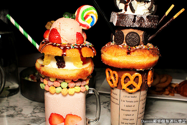 『桃園中壢美食』CARRIE’S美式早午餐(文末有菜單)★中壢sogo附近美式早午餐廳/瘋狂奶昔上傳IG超好拍30公分漢堡有夠威