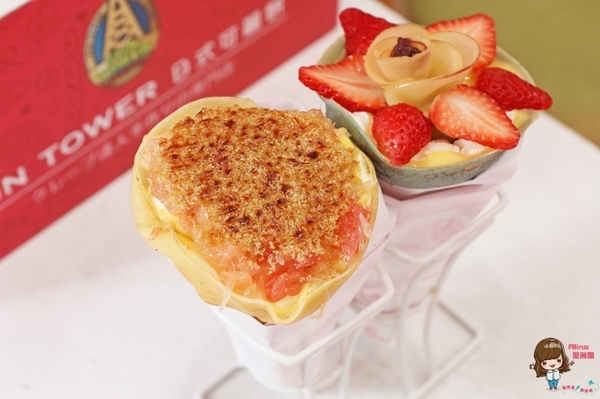 Fun Tower 日式可麗餅(師大店)：【食記】台北台電大樓 FUN TOWER 師大店 金炙紅寶石 凡爾賽玫瑰 抹茶乳酪塔 夢幻可麗餅