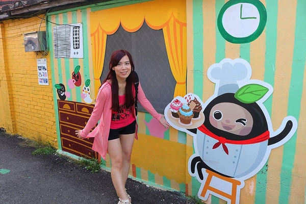 下營黑豆仔彩繪街：【台南景點】下營黑豆仔彩繪街揪古錐ㄟ!!必拍的景點又來啦~千變萬化可愛逗趣的黑豆仔忍者