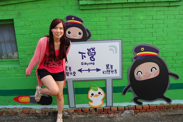 下營黑豆仔彩繪街：【台南景點】下營黑豆仔彩繪街揪古錐ㄟ!!必拍的景點又來啦~千變萬化可愛逗趣的黑豆仔忍者