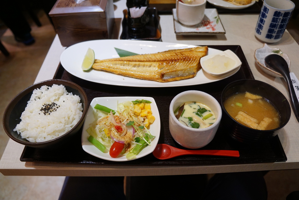 烤北海道花魚定食