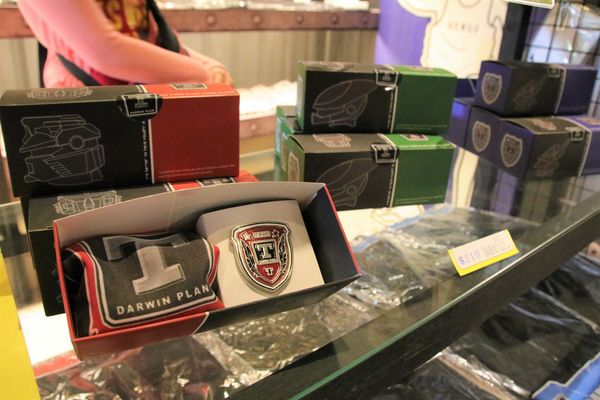 妖怪創界-糖狗村：【南投景點】妖怪創界糖狗村，園區內的舞獅鼓、守護犬神社、盒藍人、達爾文機器人和還未開放的孟婆湯屋及教堂，門票250元的糖狗村護照，可全額不分區抵用