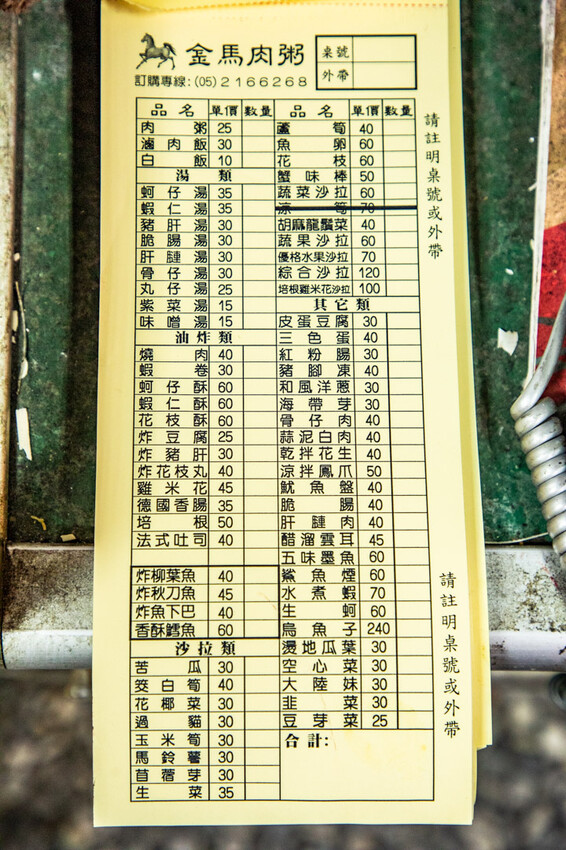 嘉義金馬肉粥炸物超強！必吃清單公開，銅板價超佛心。