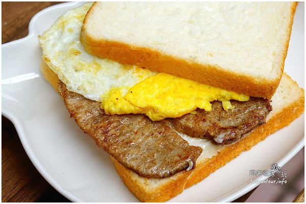 晨吉司漢肉排蛋吐司(裕民店)：晨吉司漢肉排蛋吐司-裕民店