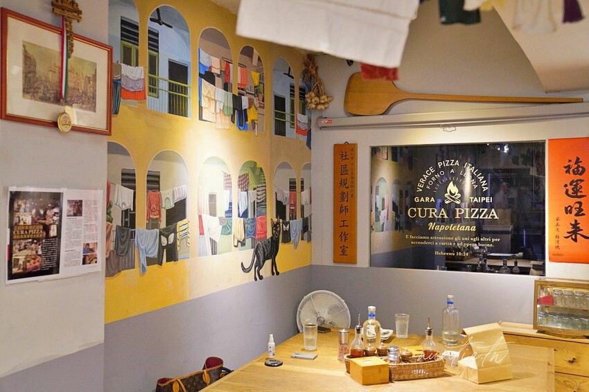 【台北】萬華｜CURA PIZZA，龍眼木窯烤手工披薩，道地拿坡里口味，美食在台北逗陣呷艋舺