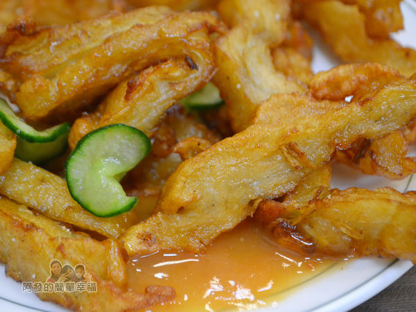 大榮肉粥27-炸牛蒡甜不辣特寫