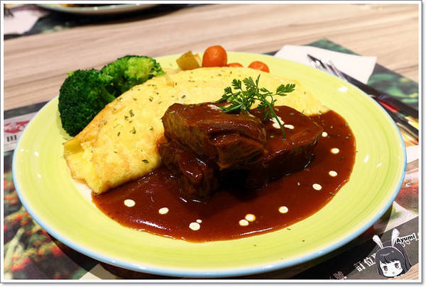 好田洋食餐廳：[食記]►台南東區◄好田洋食餐廳/五人同行一人免費/吃到飽的鮮食蔬活吧/備有室內停車場/美式炭烤豬肋排/招牌燉牛舌VS起司歐姆蛋