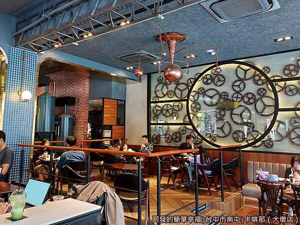 卡啡那07-充滿現代感工業風的齒輪牆面設計.jpg