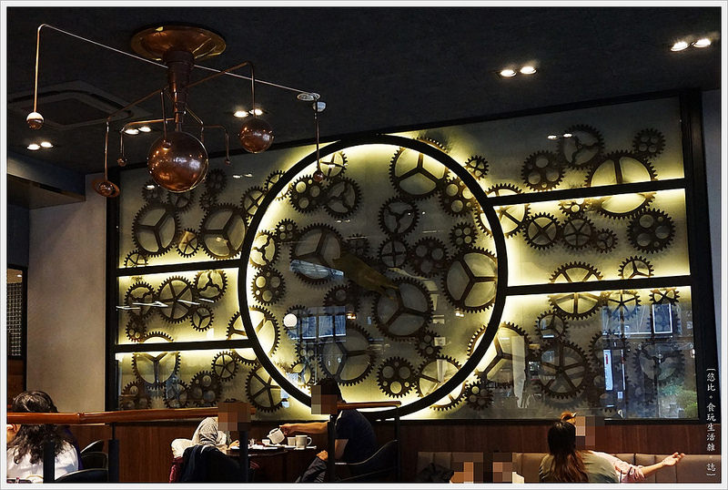 卡啡那CAFFAINA 大墩店-10-齒輪牆