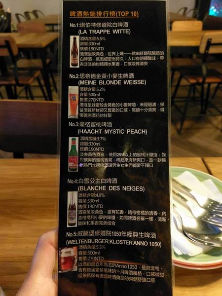 薩克森 比利時餐酒館 Sachsen Beer Bar：薩克森 比利時餐酒館 Sachsen Beer Bar-逢甲青海路上餐酒館 酒類品項重多 餐點選擇也不少 是三五好友聚餐的好選擇