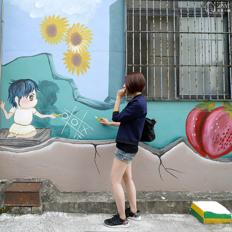 北港景點|北港公館里3D彩繪社區