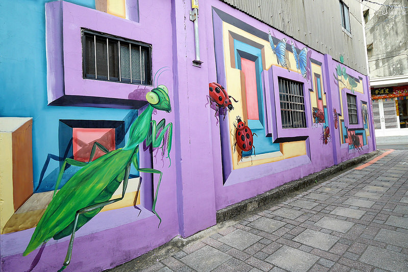 北港景點|北港公館里3D彩繪社區