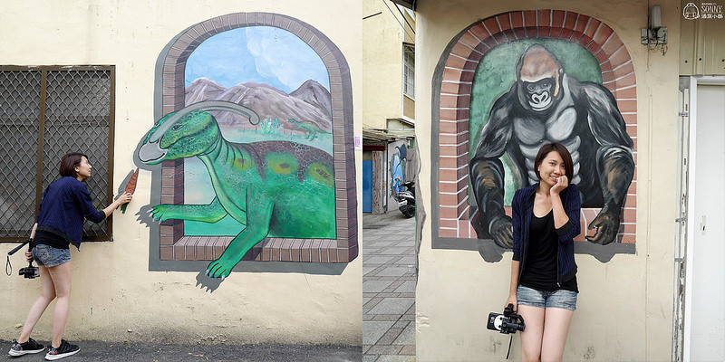 北港景點|北港公館里3D彩繪社區