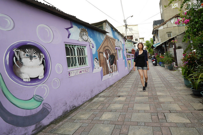 北港景點|北港公館里3D彩繪社區