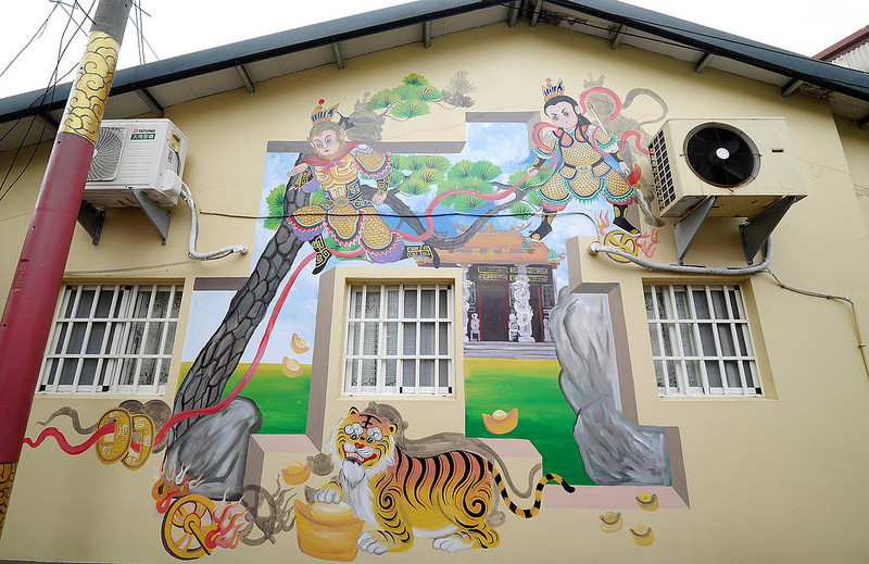 北港景點|北港公館里3D彩繪社區