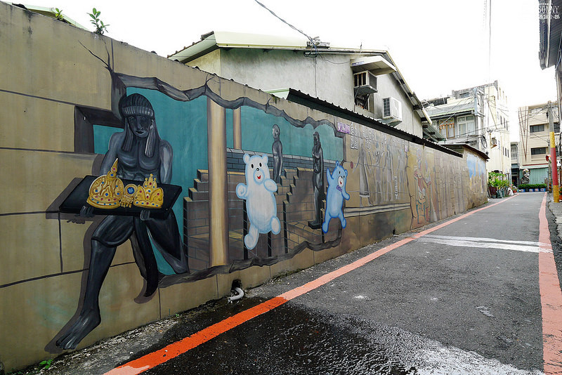 北港景點|北港公館里3D彩繪社區