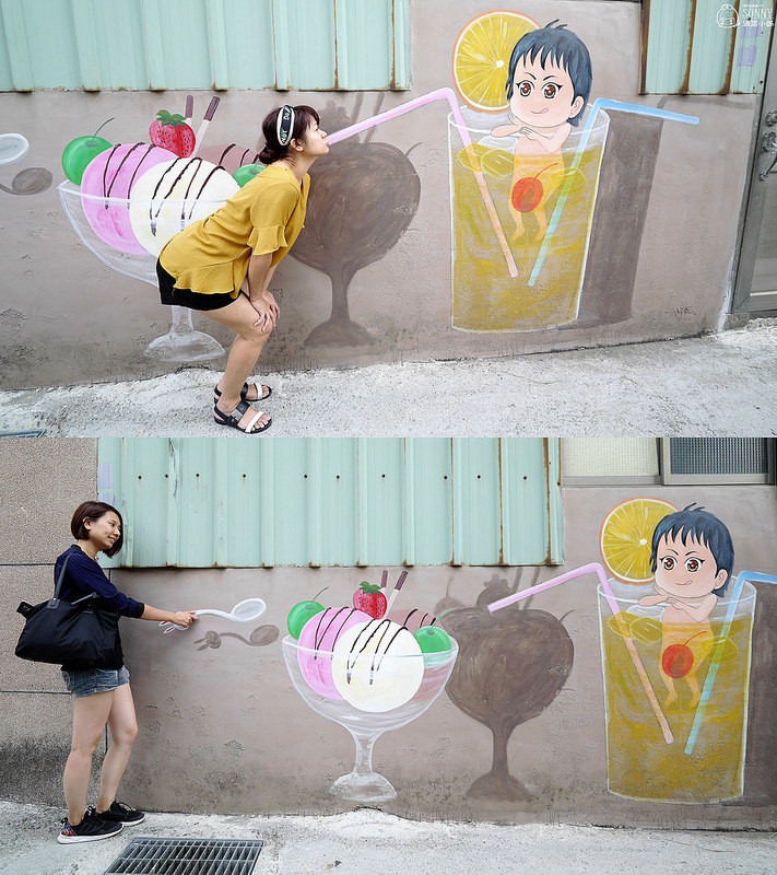 北港景點|北港公館里3D彩繪社區