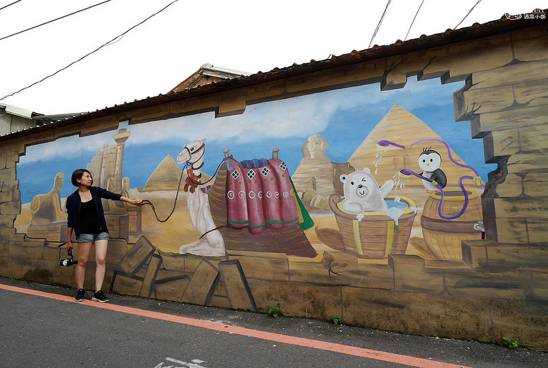 北港景點|北港公館里3D彩繪社區