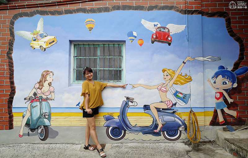 北港景點|北港公館里3D彩繪社區