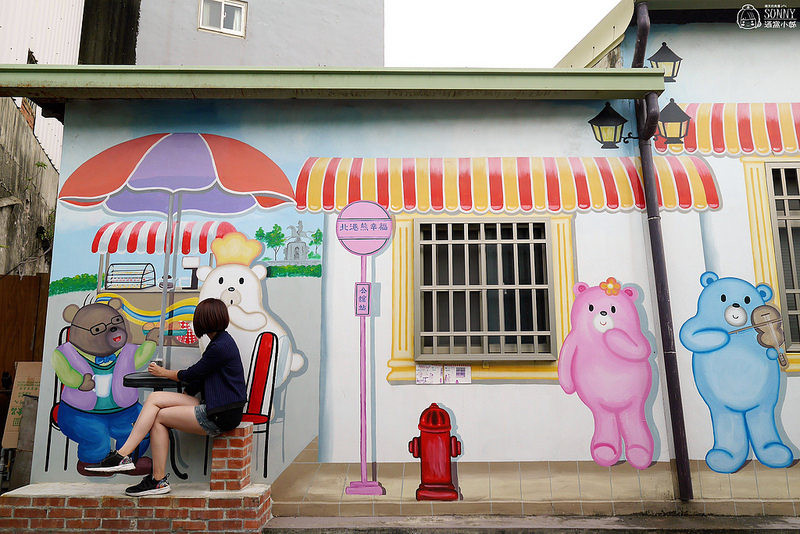 北港景點|北港公館里3D彩繪社區
