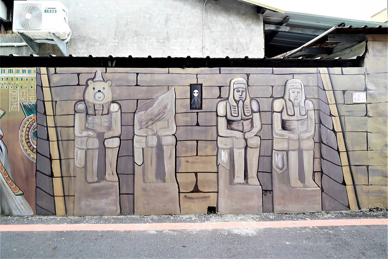 北港景點|北港公館里3D彩繪社區