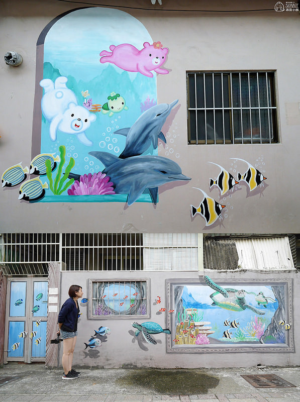 北港景點|北港公館里3D彩繪社區