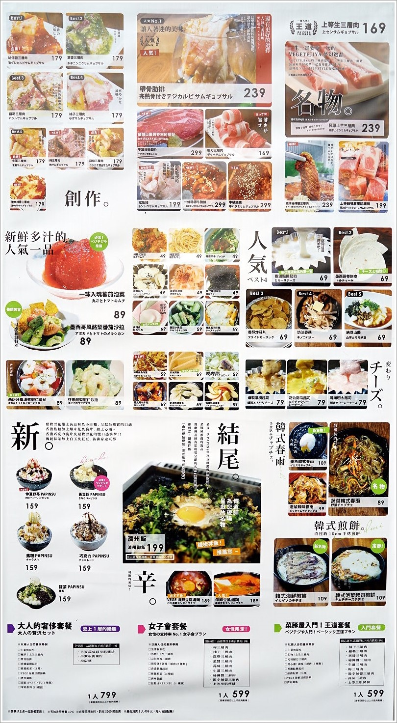 【台中美食】VEGE TEJI YA 菜豚屋‧來自日本、創意無限的生菜包肉!萬種吃法樂趣多!