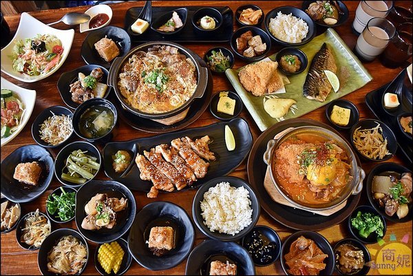 遇見和食-興大店:台中日式定食吃到飽。遇見和食興大店。日式和食套餐附餐小菜吃到飽CP值超高