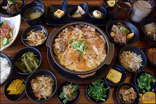 遇見和食-興大店:台中日式定食吃到飽。遇見和食興大店。日式和食套餐附餐小菜吃到飽CP值超高