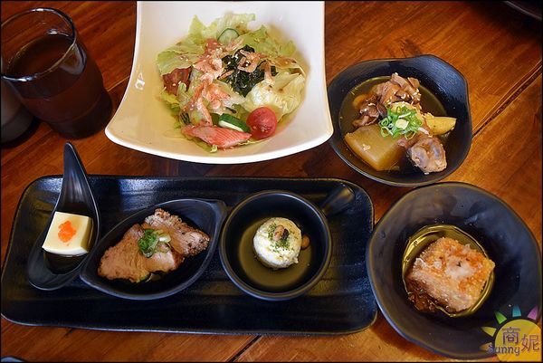 遇見和食-興大店:台中日式定食吃到飽。遇見和食興大店。日式和食套餐附餐小菜吃到飽CP值超高