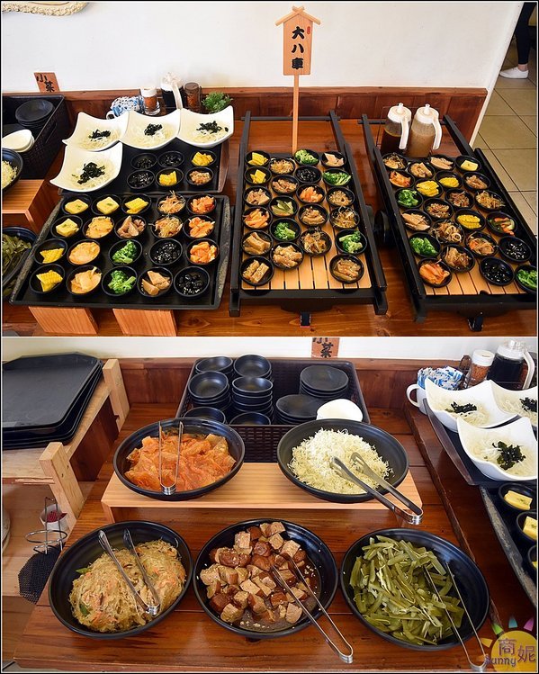 遇見和食-興大店:台中日式定食吃到飽。遇見和食興大店。日式和食套餐附餐小菜吃到飽CP值超高