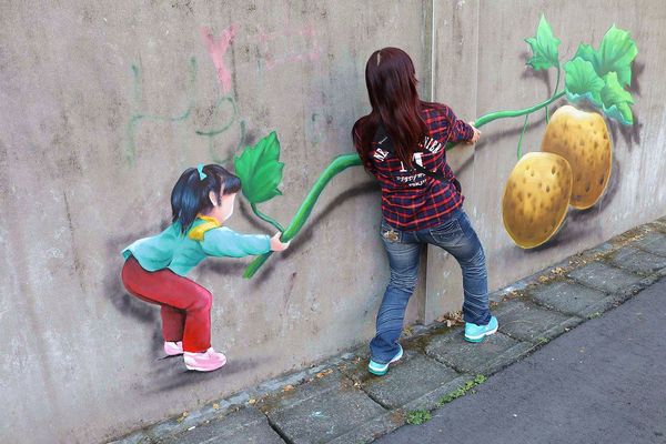 台中潭子國小彩繪巷:【台中景點】潭子國小彩繪~隨著走入時光的隧道,尋回兒時的記趣,跟著旅人的腳步,一塊來享受時光記趣吧