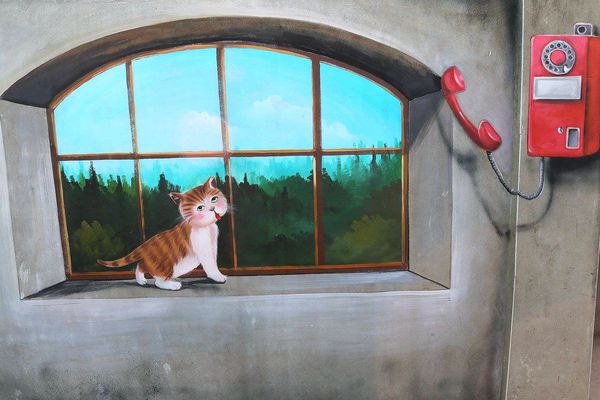 台中潭子國小彩繪巷:【台中景點】潭子國小彩繪~隨著走入時光的隧道,尋回兒時的記趣,跟著旅人的腳步,一塊來享受時光記趣吧