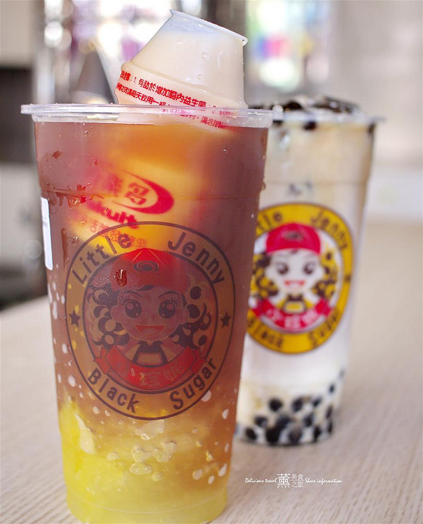 小珍妮黑糖爆冰紅茶