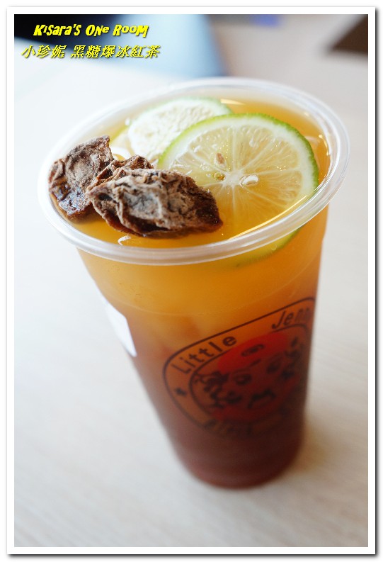 小珍妮-黑糖爆冰紅茶：台中北屯飲料．天然黑糖調製紅茶冰讓喝手搖杯也能理直氣壯──小珍妮-黑糖爆冰紅茶
